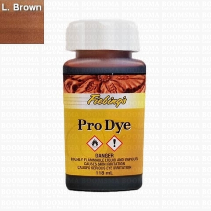 Fiebing Pro Dye small bottle light brown  118 ml light brown - pict. 1