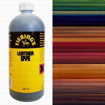Fiebing's Leather Dye 946 ml. USMC Black main image 1