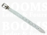 Strap for cycle bag with roller buckle white 1,5 × 20 cm - pict. 1