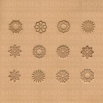 Floral set or Geometric set Geometric circles 12 × 12 mm + handle