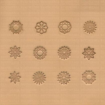 Floral set or Geometric set Geometric circles 12 × 12 mm + handle - pict. 1