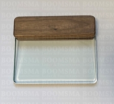 Glass burnisher 12 × 9 cm, thickness 8 mm (ea)
