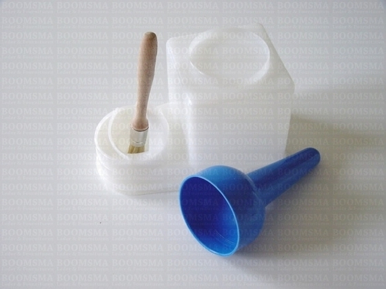 Glue container/pot 400 ml, incl. brush (ea) - pict. 2