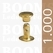 Rivets: Rivets 33 Single cap gold 33/8 per 1.000 - pict. 1