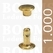 Rivets: Rivets 33 Double cap gold 33/8/2 per 1.000 - pict. 1