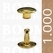 Rivets: Rivets 34 Double cap gold 34/8/2 per 1.000 - pict. 1