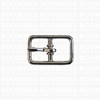 Halter buckle straight chrome plated  13 mm (ea)