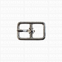 Halter buckle straight chrome plated  13 mm (ea)