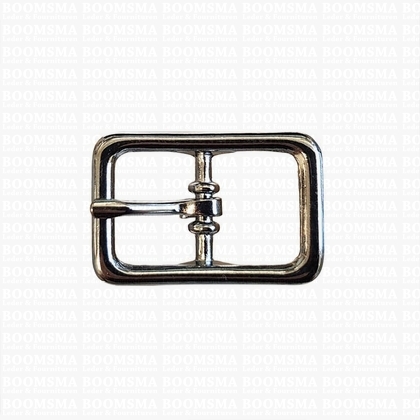 Halter buckle straight chrome plated  19 mm (ea) - pict. 1