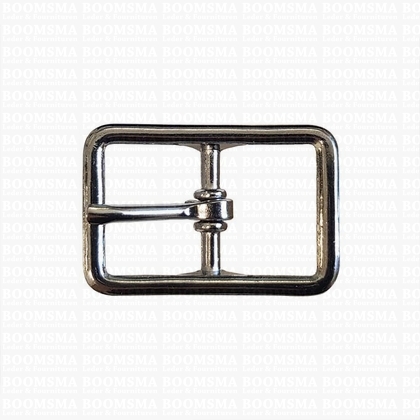 Halter buckle straight chrome plated  26 mm (ea) - pict. 1