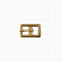 Halter buckle straight solid brass 10 mm (= center bar) (ea)
