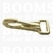 Halter snap solid brass gold eye 16 mm (65 mm total length) (ea) - pict. 1