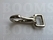 Halter snaps silver messing vernikkeld recht oog 19 mm, totale lengte 69 mm - pict. 1