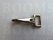 Halter snaps silver messing vernikkeld recht oog 19 mm, totale lengte 69 mm - pict. 2