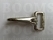 Halter snaps silver messing vernikkeld recht oog 25 mm, totale lengte 67 mm - pict. 2