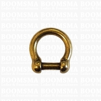 Handle ring luxe gold for strap ± 15 mm (ea)