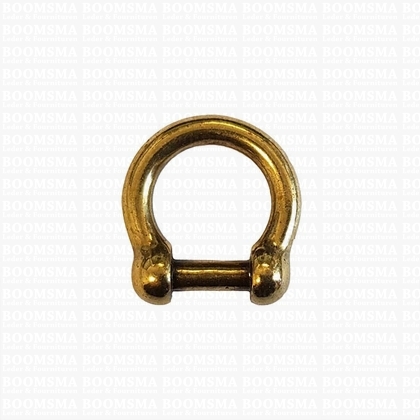 Handle ring luxe gold for strap ± 15 mm (ea) - pict. 1