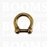 Handle ring luxe gold (per 10) for strap ± 15 mm  - pict. 1