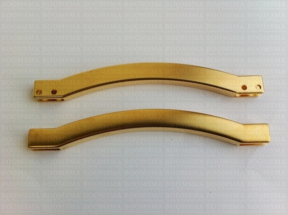 Handles metal gold 12,5  × 0,7 mm , 4 mm space (per pair (2 pcs.)) - pict. 2