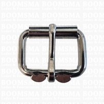 Heavy duty roller buckles iron chrome plated 30 mm, Ø 5 mm 