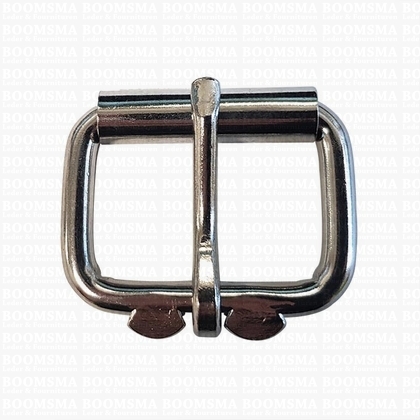 Heavy duty roller buckles iron chrome plated 35 mm, Ø 5 mm  - pict. 1