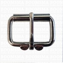 Heavy duty roller buckles iron chrome plated 40 mm, Ø 5,5 mm
