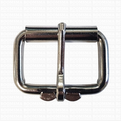 Heavy duty roller buckles iron chrome plated 45 mm, Ø 6,5 mm  - pict. 1