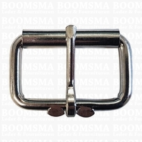 Heavy duty roller buckles iron chrome plated 50 mm, Ø 6,5 mm 
