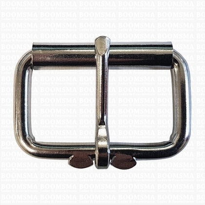 Heavy duty roller buckles iron chrome plated 50 mm, Ø 6,5 mm  - pict. 1
