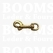 Heavy duty swivel eye bolt snap solid brass A= total length 5,1 cm, B= eye 0,9 cm, C= 5 mm - pict. 1