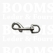 Heavy duty swivel eye bolt snap silver coloured A= total length 5,6 cm, B= eye 1,0 cm, C= 7 mm - pict. 1