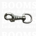 Heavy duty swivel eye bolt snap silver coloured A= total length 9 cm, B= eye 2,5 cm, C= 11 mm - pict. 1