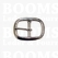 Heavy oval centre bar buckle solid brass nickel plated (low centre bar) 25 mm nickel plated - pict. 1