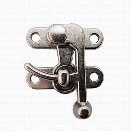 Hook-eye lock silver hook-eye small (2,5 × 3 cm) (ea) - pict. 1