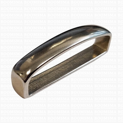 Keeper deluxe wide (passant) silver belt 50 mm, 10 mm breed, (high 14 mm) (ea) - pict. 1