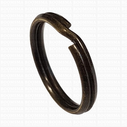 Keyring antique brass plated inside Ø 16 mm (per 10) - pict. 1