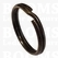 Keyring antique brass plated inside Ø 26 mm (per 10) - pict. 1