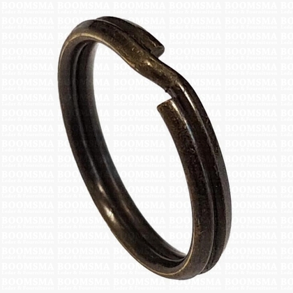 Keyring antique brass plated inside Ø 26 mm (per 10) - pict. 1