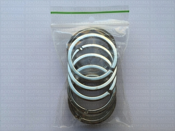 Keyring silver inside Ø 30 mm, flat (per 10) - pict. 3