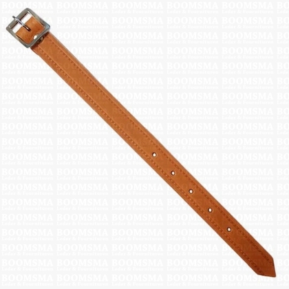 Stroller strap light brown / cognac 1,8 × 27 cm veg-tanned leather - pict. 1