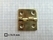 Suitcase hinge  (per piece) gold Hinge large 35 × 40 mm - pict. 1