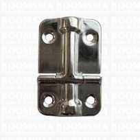 Suitcase hinge  (per piece) silver (ea)