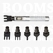 Lacing chisels thonging chisel set  , 3 × oneprong, 3× three prong and 1 handle. Width 1,5 mm, 2,5 mm & 3,0 mm. (per set) - pict. 1