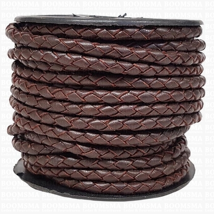 Leather bolo cord  brown - pict. 2