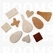 Leather fob set assorted colors - pict. 2