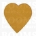 leather keychain/fobs  ALT. - heart big ochre  6 × 5,5 cm - pict. 1