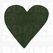 leather keychain/fobs - heart smal ( not symmetrical) Khaki 4 × 3,8 cm - pict. 1
