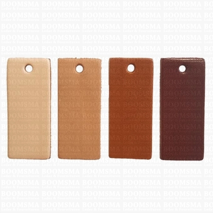 leather keychain/fobs - rectangle small - pict. 3