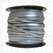 Leather lace metallic steel 3,5 mm, 25 meter (per spool) - pict. 1