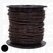 Leather lace round Ø 0,9 a 1,0 mm rol brown 0,9 mm, rol 50 meter (per roll) - pict. 1